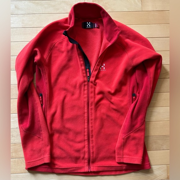 Haglöfs Scandinavian full-zip fiery red fleece - Picture 9 of 12